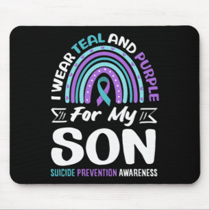 Mousepad Use Azul-marinho E Roxo Para O Design De Prevenção