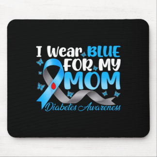 Mousepad Use azul para o laço azul de conscientização sobre