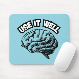 Mousepad Use Bem A Anatomia Da Vintagem Do Cérebro Motivaci