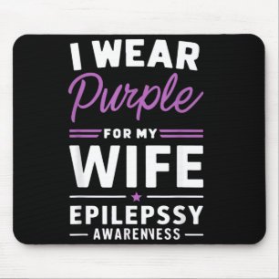 Mousepad Use Roxo Para Guerreiras da Esposa Conscientização