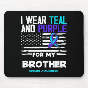 Mousepad Use Verde Claro e Roxo Para Conscientização sobre