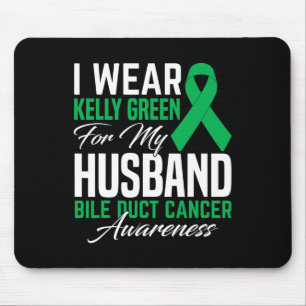 Mousepad Use Verde Kelly Para o Meu Marido Câncer do Ducto