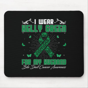 Mousepad Use Verde Kelly Para o Meu Marido Câncer do Ducto