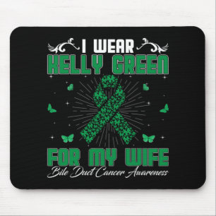 Mousepad Use Verde Kelly Pelo Meu Câncer Do Ducto Biliar Da