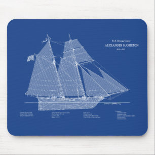 Mousepad USRC Alexander Hamilton - ABD