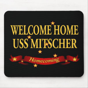 Mousepad USS Home bem-vindo Mitscher