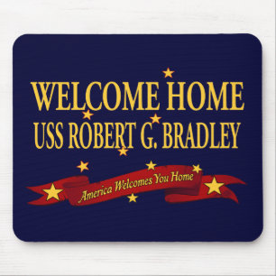 Mousepad USS Home bem-vindo Robert G. Bradley