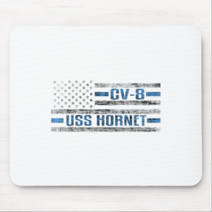 Mousepad Uss Hornet Wwii Aircraft Carrier Cv-8 Exército Ame