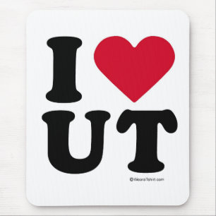 MOUSEPAD UTÁ - "EU AMO UT" "QUE EU AMO UTÁ "