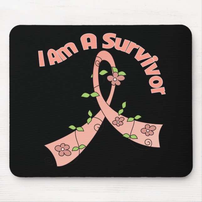 Mousepad Uterine Cancer Eu Sou Um Sobrevivente (Frente)