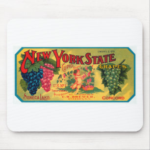 Mousepad Uvas dos Estados de Nova Iorque