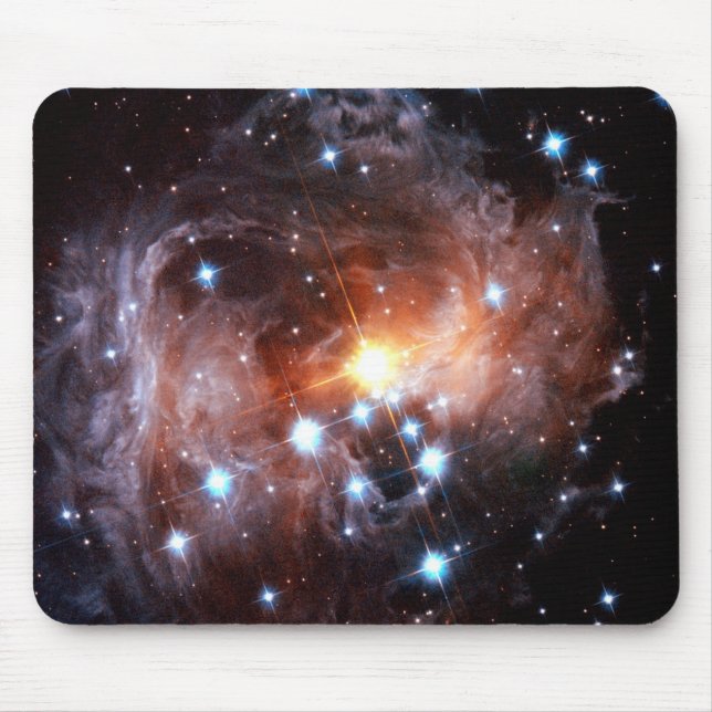 Mousepad V838 Foto da Supergigante Estrela Vermelha Monocer (Frente)