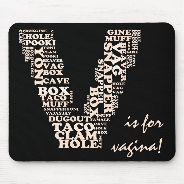 Mousepad V para a vitória do vagina em Michigan (Frente)