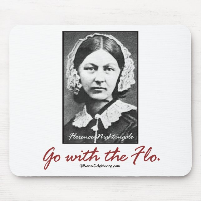 Mousepad Vá com Florence Nightingale (Frente)