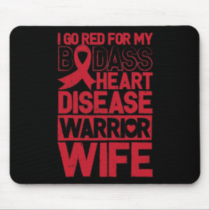 Mousepad Vá Esposa de Guerreiro Ruim Conscientização da Doe