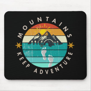 Mousepad Vá Fora Manter aventura ao ar livre