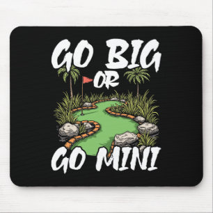Mousepad Vá Grande Ou Vá Mini Mini Golfe