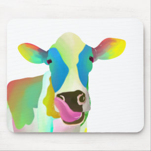 Mousepad Vaca colorida
