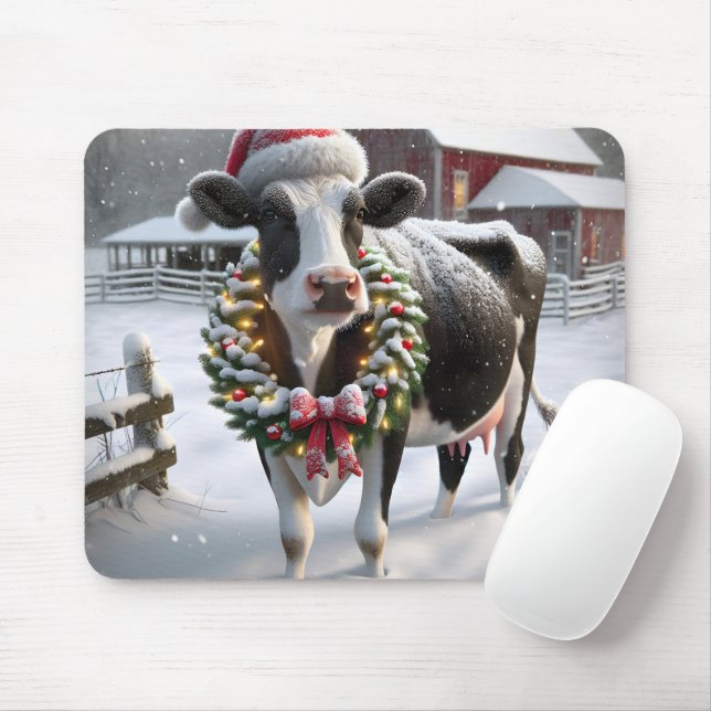 Mousepad Vaca Com Feriado (Com mouse)