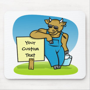 Mousepad Vaca com sinal