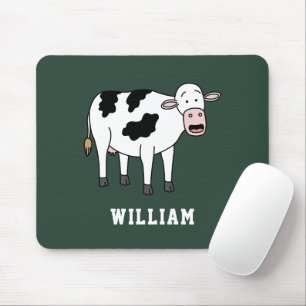 Mousepad Vaca Cuja Personalização Personalizada É Feita De