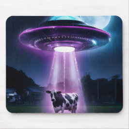 Mousepad Vaca encontra aliens.