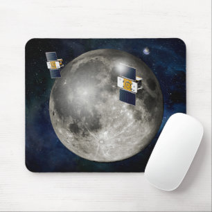 Mousepad Vaca-Espaco Twin Grail Orbitando A Lua.