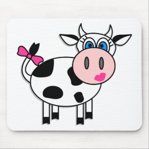 Mousepad Vaca feliz da menina