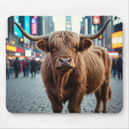 Mousepad Vaca Highland na Times Square