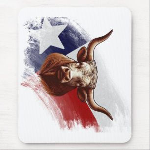 Mousepad Vaca longhorn do Texas