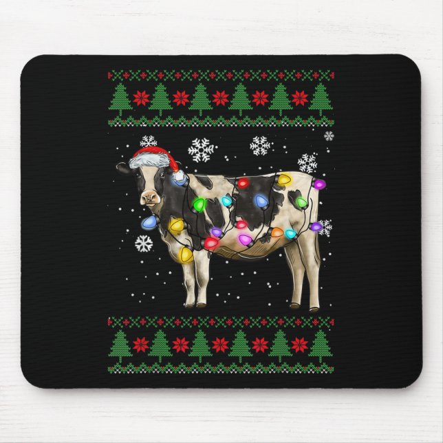 Mousepad Vaca Natal (Frente)