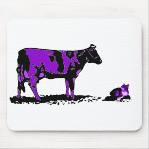 Mousepad vaca roxa
