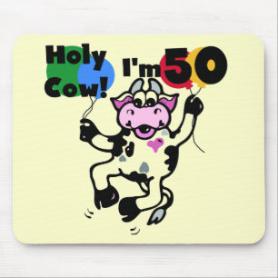 Mousepad Vaca santamente eu sou 50 camisetas e presentes