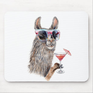 Mousepad Vacation Llama