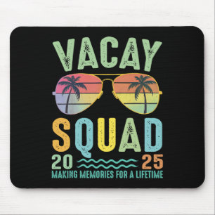 Mousepad Vacay Squad 2025 Summer Family Junto Cruise Tri