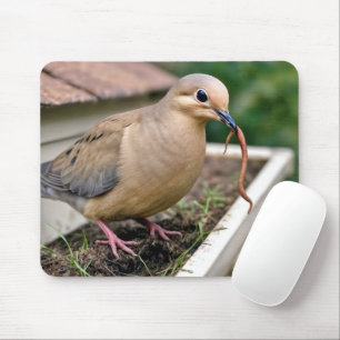 Mousepad Vadia de luto numa sarjeta com verme