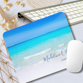 Mousepad Vaga do Céu do Mar Aqua no Oceano Azul