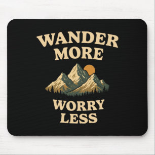 Mousepad Vague mais se preocupe menos design de frase ao ar