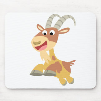 Mousepad Vai, Goat! Cabra de cartoon fofa