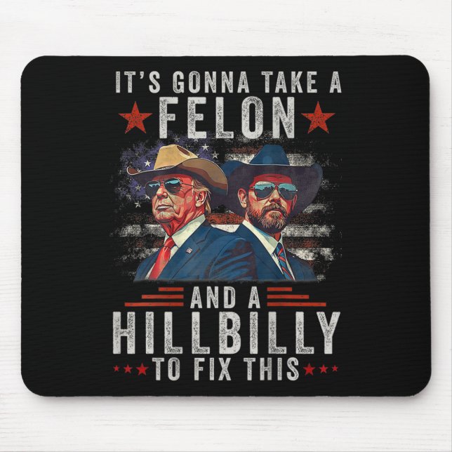 Mousepad Vai Levar Um Criminoso E Um Caipira Para Consertar (Frente)