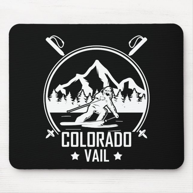 Mousepad Vail Colorado Ski (Frente)