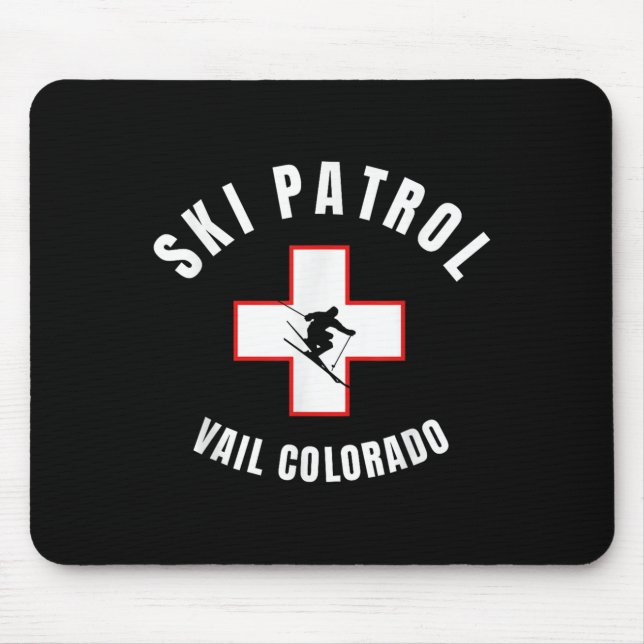 Mousepad Vail Colorado Ski Patrol (Frente)