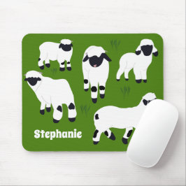 Mousepad Valais Blacknose Sheep Personalizado Farmers