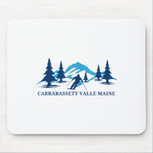 Mousepad vale de Carrabassett resort de esqui no Maine esqu