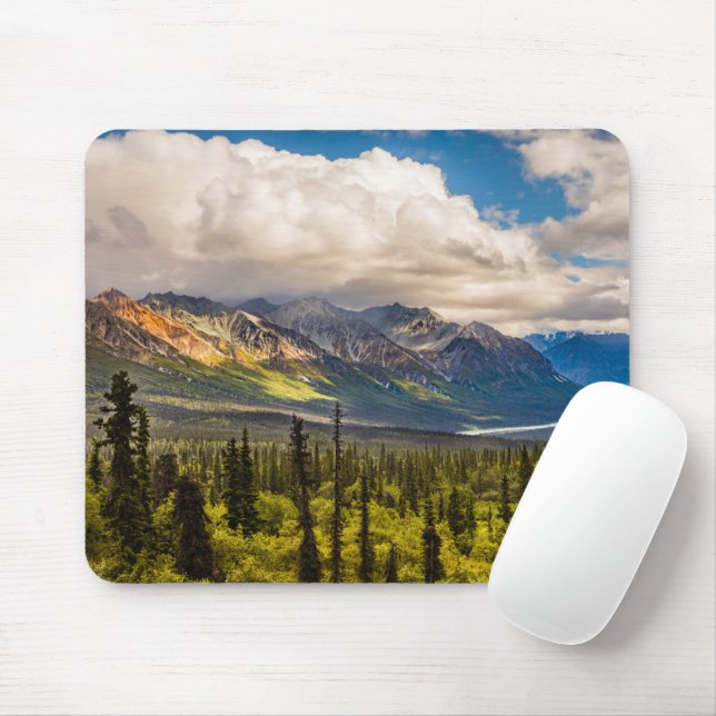 Mousepad Vale de Matanuska, sudeste do Alasca #2 (Com mouse)