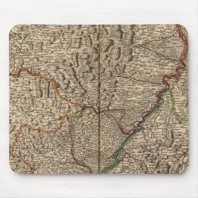 Mousepad Vale do Reno na Alemanha e França (Frente)