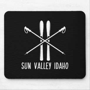 Mousepad Vale do Sol Idaho Esqui Esquiando Esquis Esquiador