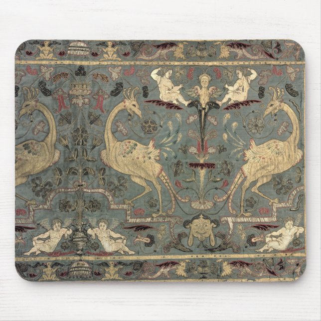 Mousepad Valência do design do renascimento, século XVII (Frente)