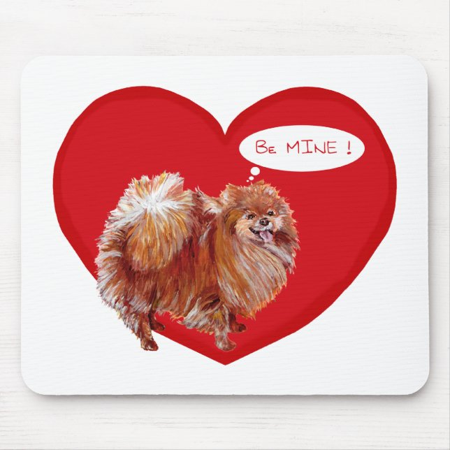 Mousepad Valentine Pomerânia (Frente)
