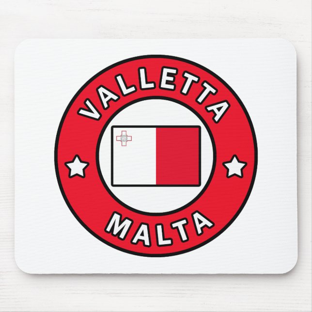 Mousepad Valletta Malta (Frente)
